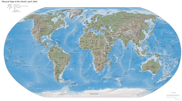 atlas karta svijeta Maps: Map 5 Oceans atlas karta svijeta